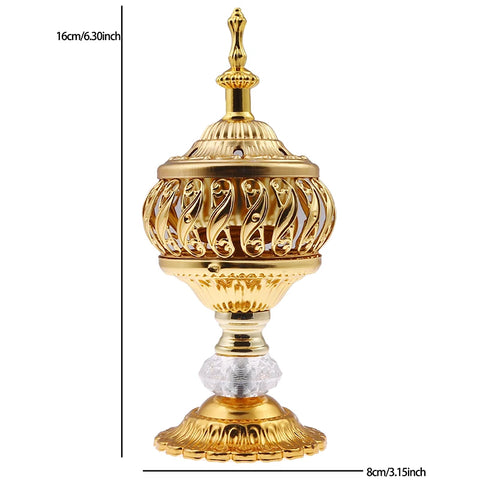 Image of Incense Burner Holder Metal Censer Cone Arabian Stick Frankincense Aromatherapy Fragrance-FrenzyAfricanFashion.com