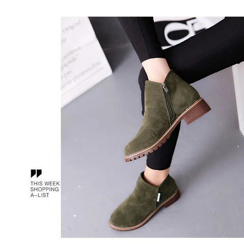 Image of Ankle Boots Comfortable Plus Size Snow Boots for Women Female Platform Boots Botas De Mujer-FrenzyAfricanFashion.com