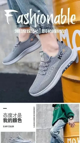 Image of Spring Lightweight Deodorant Men's Shoes Breathable Mesh Sneakers Comfortable Trendy Versatile Shoes Men-FrenzyAfricanFashion.com