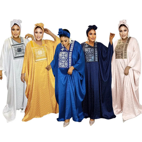 Image of Abayas For Women Dubai Luxury 2024 Boubou Robe Djellaba Femme African Muslim Fashion Dress Caftan Marocain Evening Party Dresses-FrenzyAfricanFashion.com