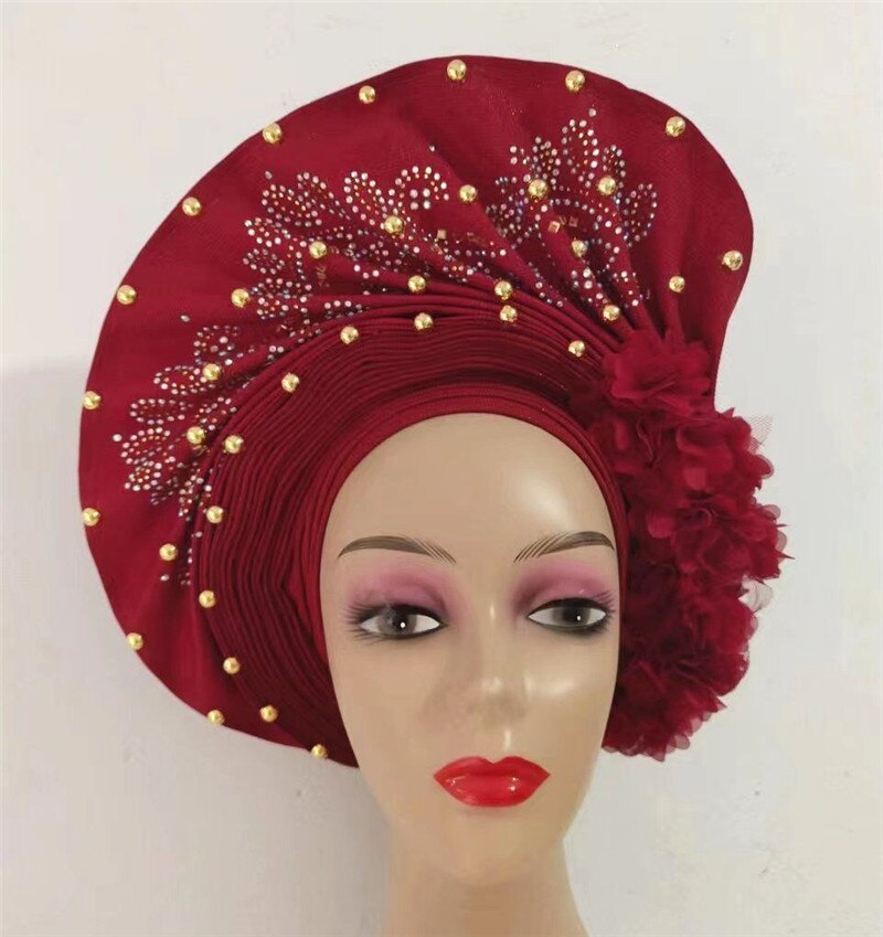 9 Beaded Head Cap ideas  nigerian traditional wedding, nigerian bride,  african wedding