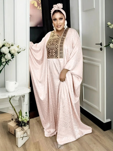 Image of Abayas For Women Dubai Luxury 2024 Boubou Robe Djellaba Femme African Muslim Fashion Dress Caftan Marocain Evening Party Dresses-FrenzyAfricanFashion.com