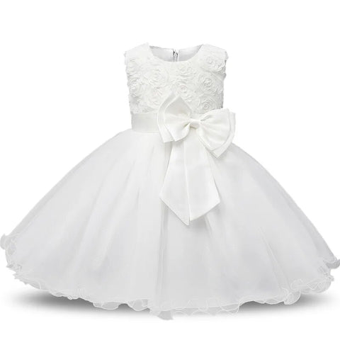 Image of Flower Girl Dress Girl 3–8 Years Birthday Outfits Children's First Communion Dresses-FrenzyAfricanFashion.com