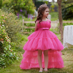 Girls Dresses Birthday Party Formal Evening Gown Princess Children Clothing-FrenzyAfricanFashion.com