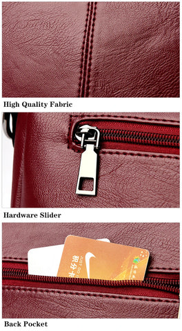 Image of Fashion Female High Quality Soft Leather Bag Ladies Handbags 2023 Women Shoulder Bag Small Crossbody Bags for Women Sac A Main-FrenzyAfricanFashion.com