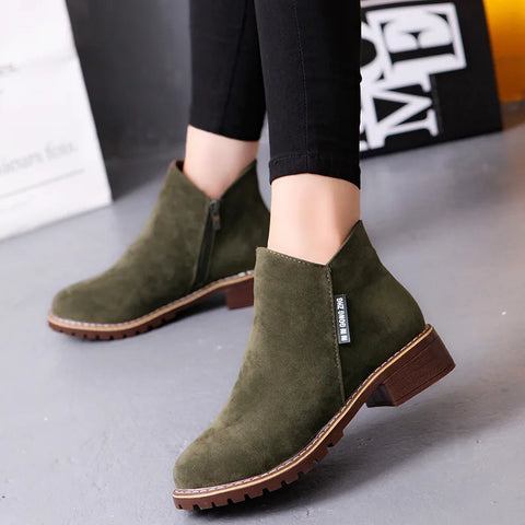 Image of Ankle Boots Comfortable Plus Size Snow Boots for Women Female Platform Boots Botas De Mujer-FrenzyAfricanFashion.com