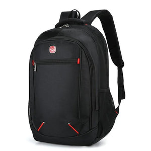 Large-capacity Student School Bag Casual Solid Color Backpack Material Oxford Men New Backpack Multi-functional Simple Bag-FrenzyAfricanFashion.com