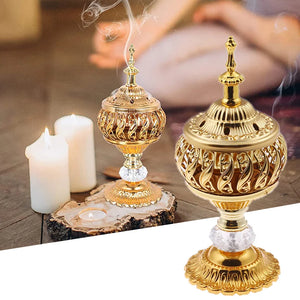 Incense Burner Holder Metal Censer Cone Arabian Stick Frankincense Aromatherapy Fragrance-FrenzyAfricanFashion.com