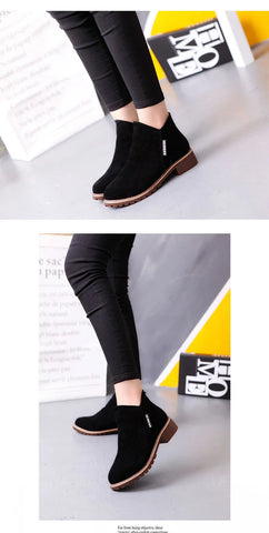 Image of Ankle Boots Comfortable Plus Size Snow Boots for Women Female Platform Boots Botas De Mujer-FrenzyAfricanFashion.com