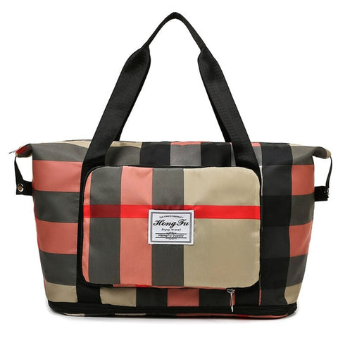 Image of Duffle Bag for Women Men Foldable Large Capacity Gym Tote Travel Shoulder Bags-FrenzyAfricanFashion.com