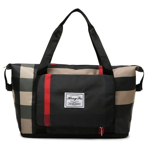 Image of Duffle Bag for Women Men Foldable Large Capacity Gym Tote Travel Shoulder Bags-FrenzyAfricanFashion.com