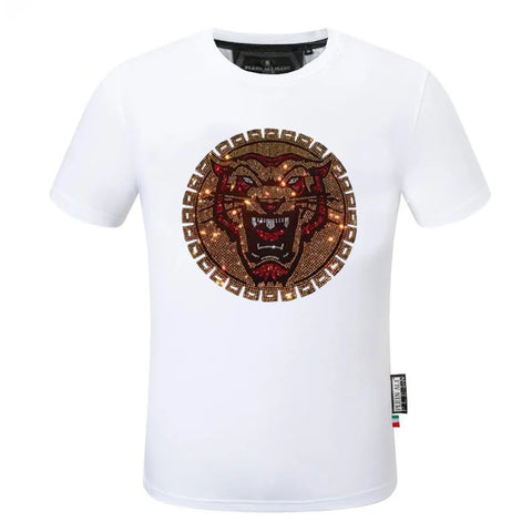 Image of Rhinestone T-shirt top tees man fashion-FrenzyAfricanFashion.com