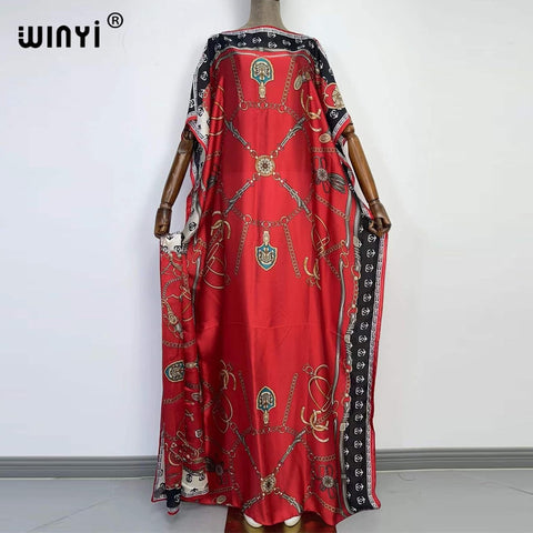 Image of Dashiki Women Long Blouse Color Pattern oversize-FrenzyAfricanFashion.com