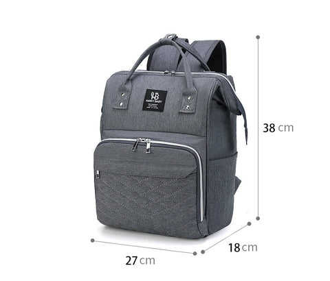 Image of Mommy Diaper Bags Baby Stroller Hanging Bag Mother Large Capacity Nappy Backpacks with Changing Mat Convenient Baby Nursing Bags-FrenzyAfricanFashion.com