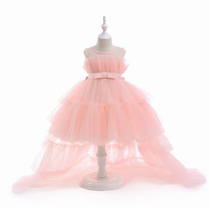 Girls Dresses Birthday Party Formal Evening Gown Princess Children Clothing-FrenzyAfricanFashion.com