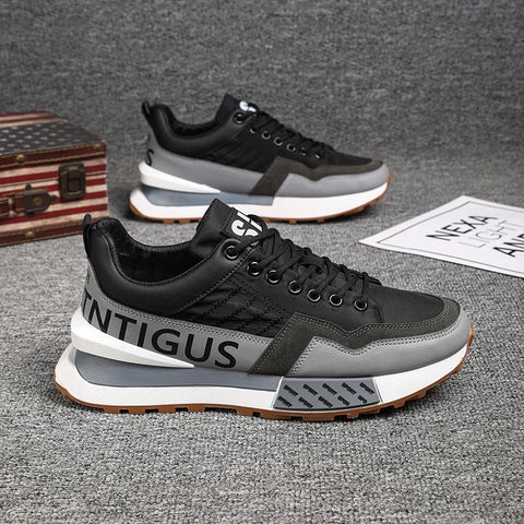 Image of Chunky Sneakers Mens Designer Running Shoes Fashion Casual Leather Platform Sport Shoes-FrenzyAfricanFashion.com