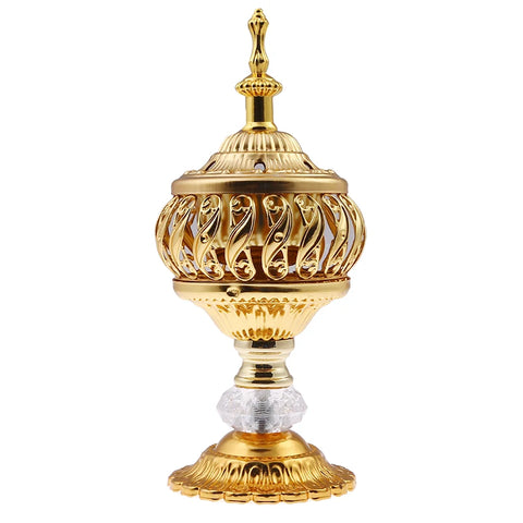 Image of Incense Burner Holder Metal Censer Cone Arabian Stick Frankincense Aromatherapy Fragrance-FrenzyAfricanFashion.com