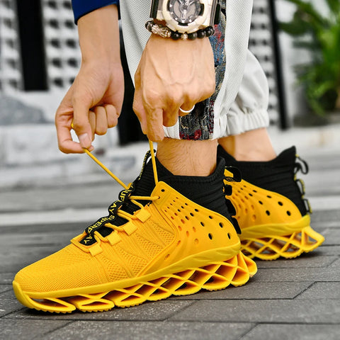 Image of Men's Sneakers casual Shoes tenis Trainer Race Breathable fashion loafers and running Shoes for men-FrenzyAfricanFashion.com