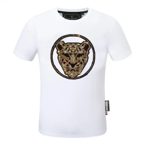 Image of Rhinestone T-shirt top tees man fashion-FrenzyAfricanFashion.com