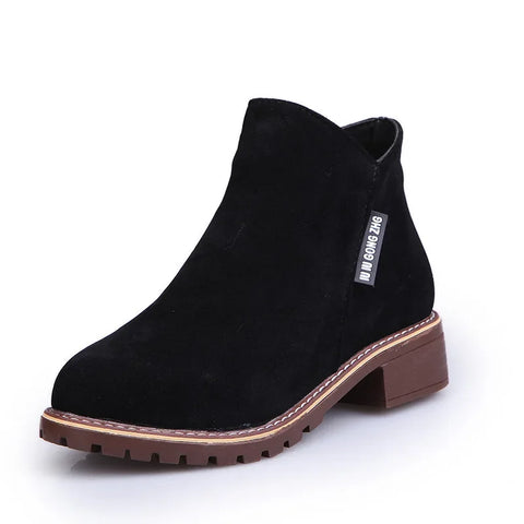 Image of Ankle Boots Comfortable Plus Size Snow Boots for Women Female Platform Boots Botas De Mujer-FrenzyAfricanFashion.com