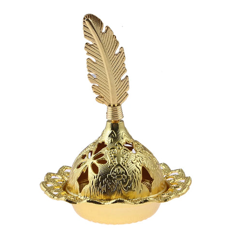 Image of Incense Burner Holder Metal Censer Cone Arabian Stick Frankincense Aromatherapy Fragrance-FrenzyAfricanFashion.com