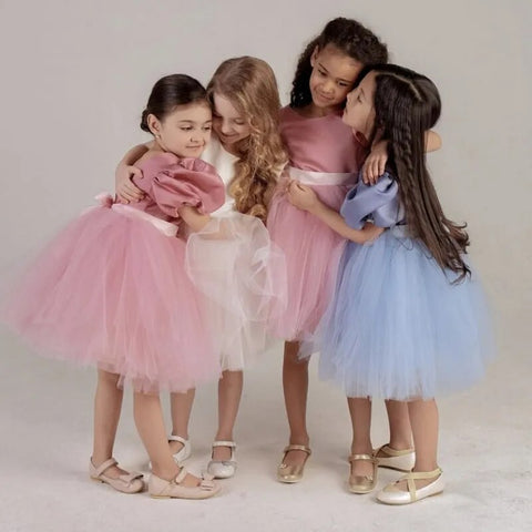 Image of Princess Dress Sequin Lace Tulle Fluffy Kids Evening Formal Pageant-FrenzyAfricanFashion.com