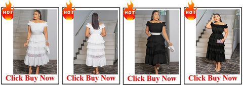 Image of Elegant African Dresses for Women 2024 New Africa Clothing Plus Size Turkey Wedding Party Long Dress Dashiki Ankara Outfits Robe-FrenzyAfricanFashion.com