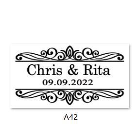 Custom Transparent Labels, Wedding Labels-FrenzyAfricanFashion.com