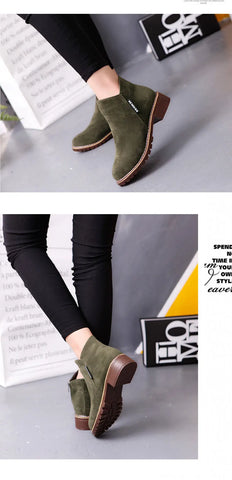 Image of Ankle Boots Comfortable Plus Size Snow Boots for Women Female Platform Boots Botas De Mujer-FrenzyAfricanFashion.com