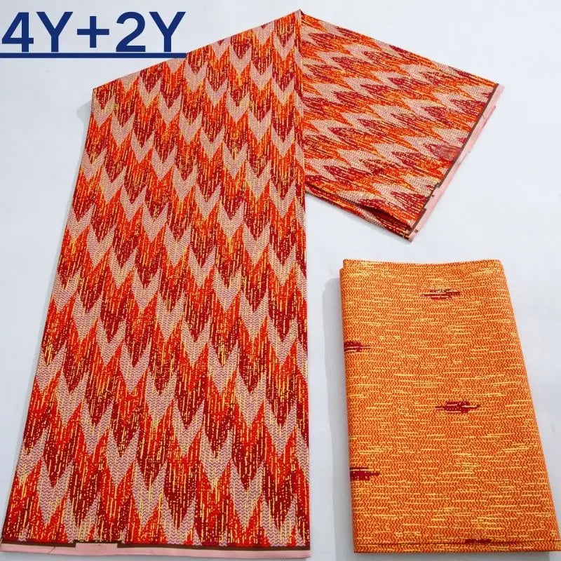 Green Kente Fabric Real Ankara Wax Lace Cotton 6 Yards for Women Party Dress-FrenzyAfricanFashion.com