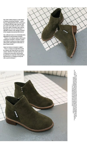 Image of Ankle Boots Comfortable Plus Size Snow Boots for Women Female Platform Boots Botas De Mujer-FrenzyAfricanFashion.com