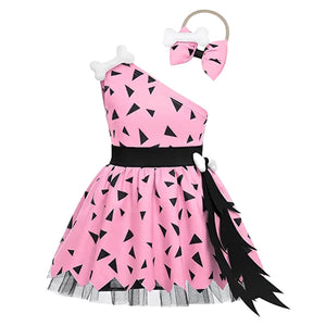 Elegant Girls Halloween Dress Toddler Kids Mesh Tulle Princess Party Outfits-FrenzyAfricanFashion.com