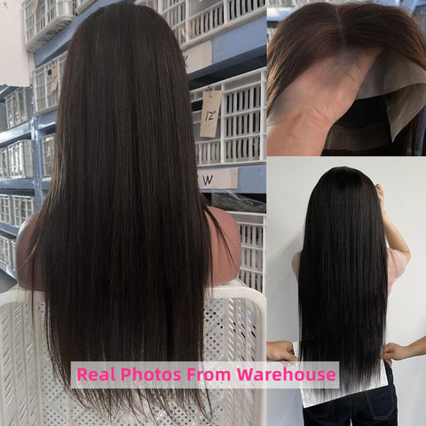 Image of HD Transparent 13x4 or 13x6 Lace Front Human Hair Brazilian 360 Wig-FrenzyAfricanFashion.com