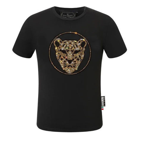 Image of Rhinestone T-shirt top tees man fashion-FrenzyAfricanFashion.com