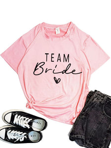 Women Team Bride Bachelorette Party Shower Hen Party Bridesmaid T-Shirt 2022 Girls Wedding Female Tops Tees-FrenzyAfricanFashion.com