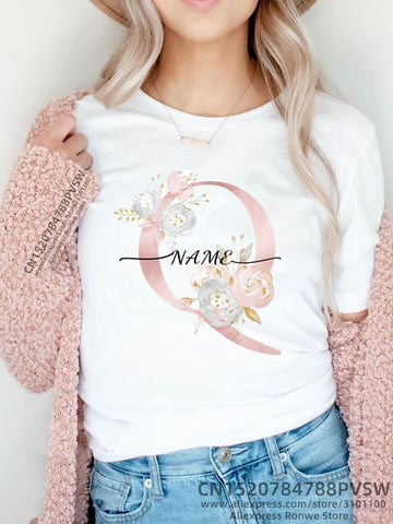 Image of Personalized Custom Name Bridesmaid Team Bride Maid of Honor T-shirt Girl Bridal Bachelorette Party Gifts Wedding Cloth-FrenzyAfricanFashion.com
