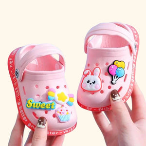 Summer Kids Sandals Children's Shoes Slippers Soft Anti-Skid Cartoon Boys Girls-FrenzyAfricanFashion.com