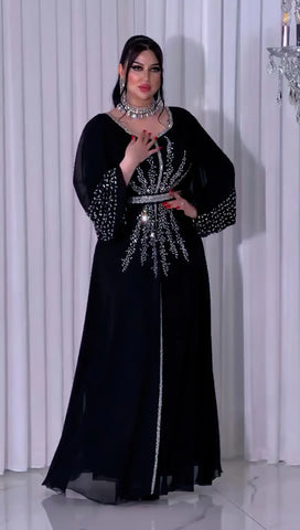 Image of Abaya Women Party Dresses Ramadan Morocco Kaftan Dubai-FrenzyAfricanFashion.com