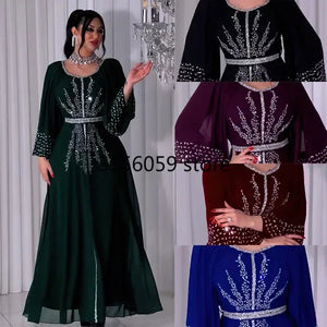 Abaya Women Party Dresses Ramadan Morocco Kaftan Dubai-FrenzyAfricanFashion.com