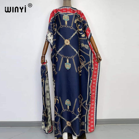 Image of Dashiki Women Long Blouse Color Pattern oversize-FrenzyAfricanFashion.com