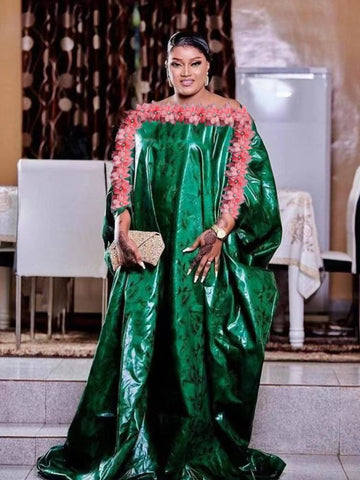 Turkey Dresses For Women African Designer 2023 Latest Bazin Riche