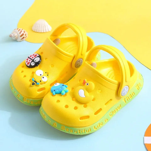 Image of Summer Kids Sandals Children's Shoes Slippers Soft Anti-Skid Cartoon Boys Girls-FrenzyAfricanFashion.com