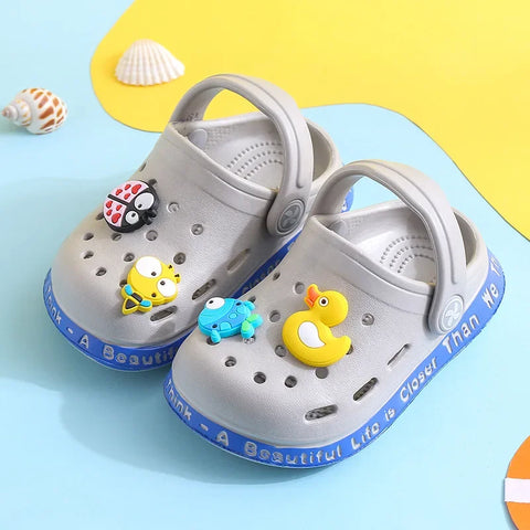 Image of Summer Kids Sandals Children's Shoes Slippers Soft Anti-Skid Cartoon Boys Girls-FrenzyAfricanFashion.com