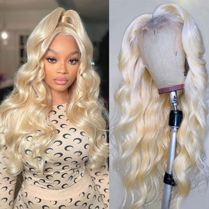 Highlight Wig Human Hair Honey Blonde Body Wave Lace Front Wig 30 32 Inch Brazilian Hair Wigs For Women 13x4 Hd Lace Frontal Wig-FrenzyAfricanFashion.com