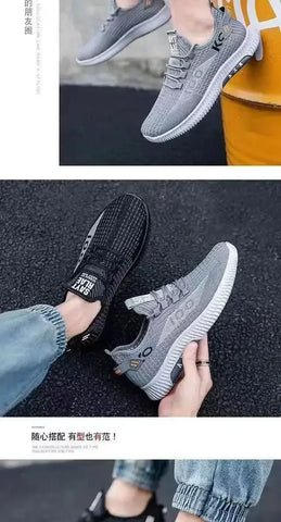 Image of Spring Lightweight Deodorant Men's Shoes Breathable Mesh Sneakers Comfortable Trendy Versatile Shoes Men-FrenzyAfricanFashion.com