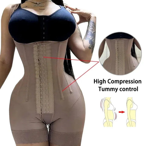 Image of High Compression Body Shapewear Women Corrective Girdle Tummy Control-FrenzyAfricanFashion.com