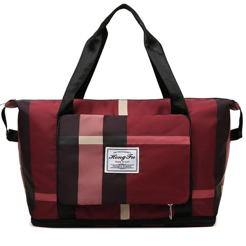 Image of Duffle Bag for Women Men Foldable Large Capacity Gym Tote Travel Shoulder Bags-FrenzyAfricanFashion.com