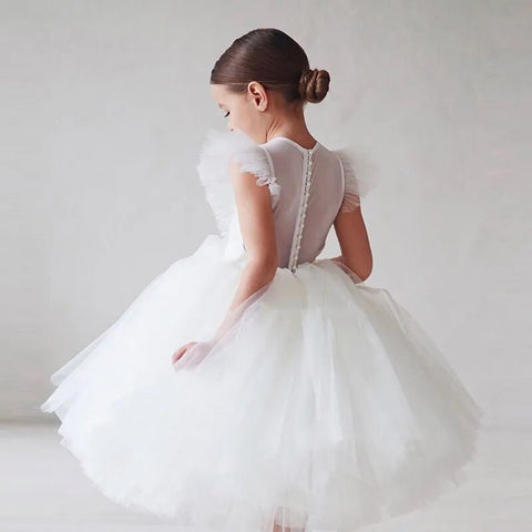 Image of Princess Dress Sequin Lace Tulle Fluffy Kids Evening Formal Pageant-FrenzyAfricanFashion.com