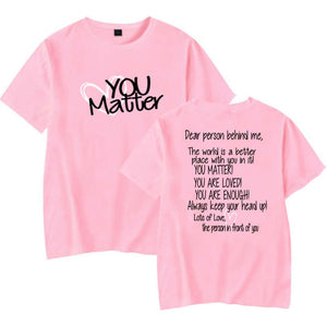 Dear Person Behind Me Mental Health You Matter Be Kind Kindness Matters Tee Be Kind Shirts Unisex Streetwear T Shirt Casual Top-FrenzyAfricanFashion.com