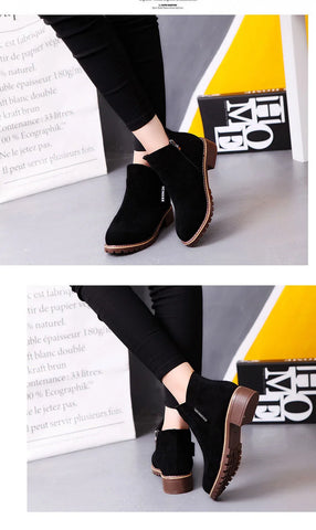 Image of Ankle Boots Comfortable Plus Size Snow Boots for Women Female Platform Boots Botas De Mujer-FrenzyAfricanFashion.com